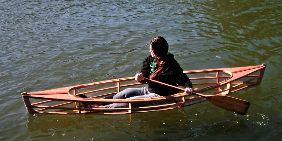 See-through SOF canoe