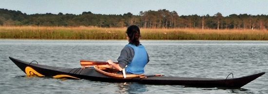 traditional Greenland sea kayak